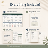 Real Estate Transaction Tracker | Google Sheets Spreadsheet for Pipeline, Deadlines & Commissions