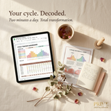Hormone Cycle Tracker | Premium Digital Planner for Cycle Syncing, Hormone Balance & Women's Wellness | Excel + Google Sheets + PDF Bundle